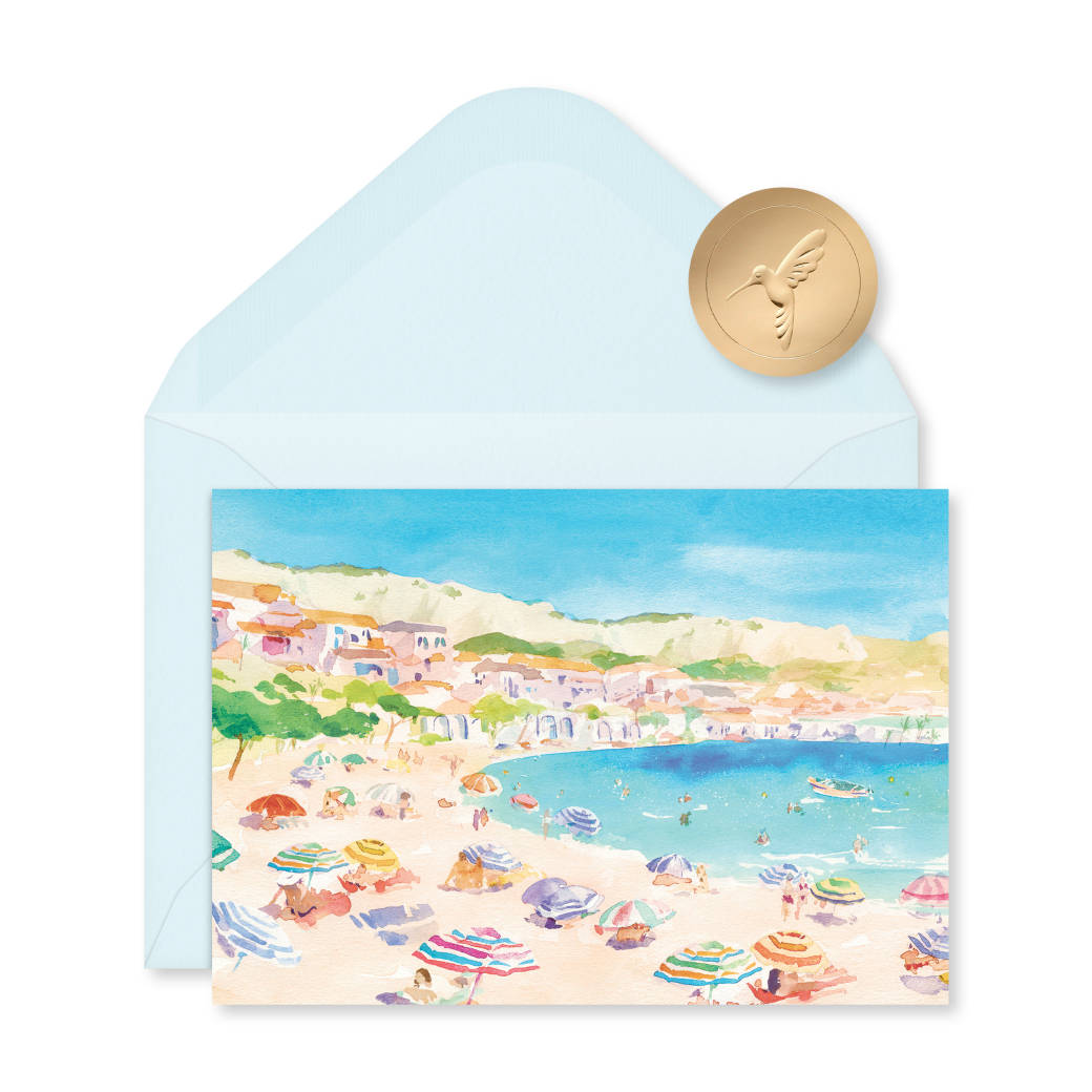 Beach 14-Count Blank Greeting Cards with Envelopes Image 1