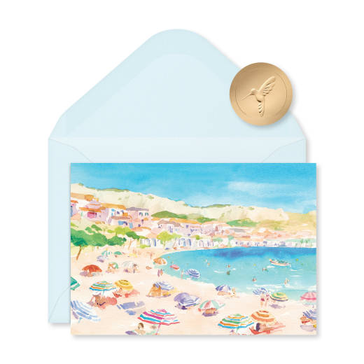 Beach 14-Count Blank Greeting Cards with Envelopes Image 1
