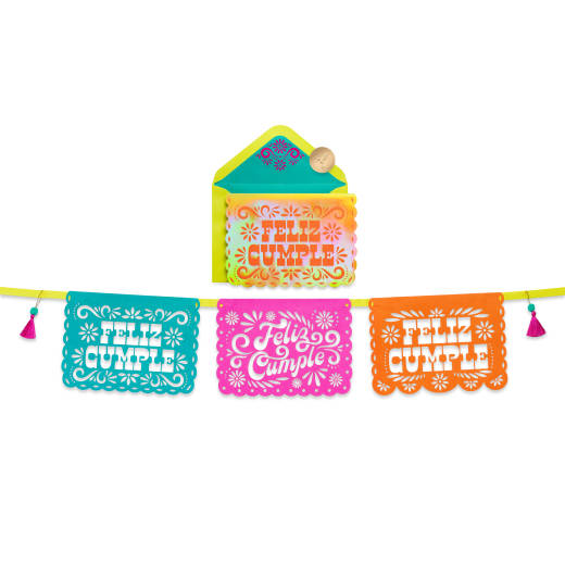 Feliz Cumple Spanish Birthday Greeting Card Image 1