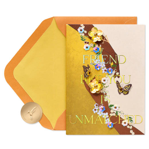Showing Up and Showing Out Greeting Card for Friend Image 1