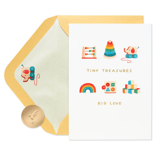 So Very Happy For You Baby Congratulations Greeting Card Image 1