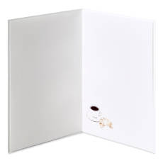 Coffee and Croissant Blank Greeting Card Image 2