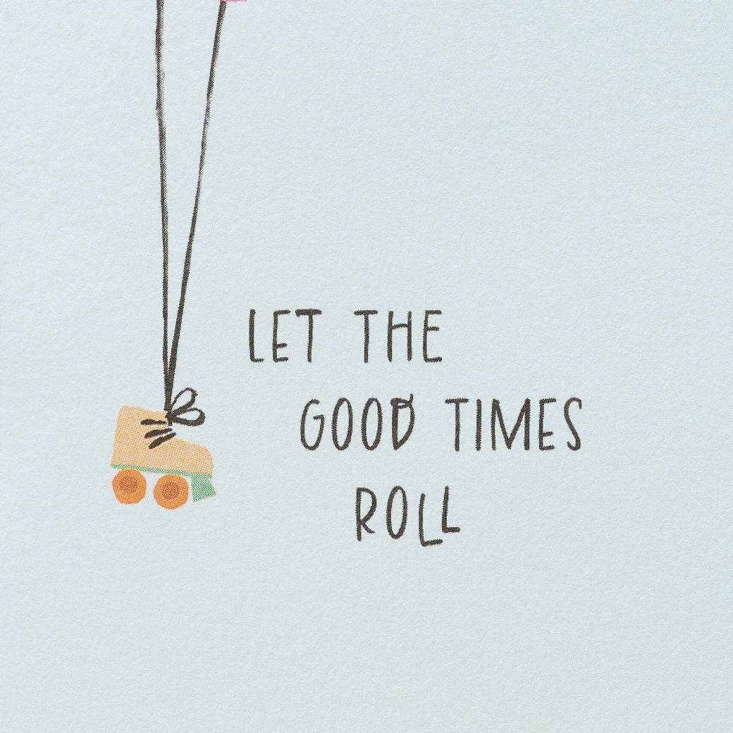 Good Times Roll Birthday Greeting Card Image 3