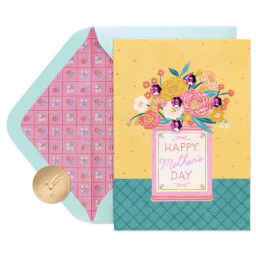 Blooming with Happiness Mother's Day Greeting Card