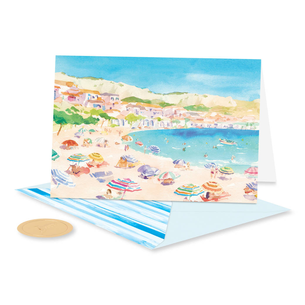 Beach 14-Count Blank Greeting Cards with Envelopes Image 2