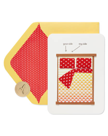 Side of the Bed Funny Anniversary Greeting Card