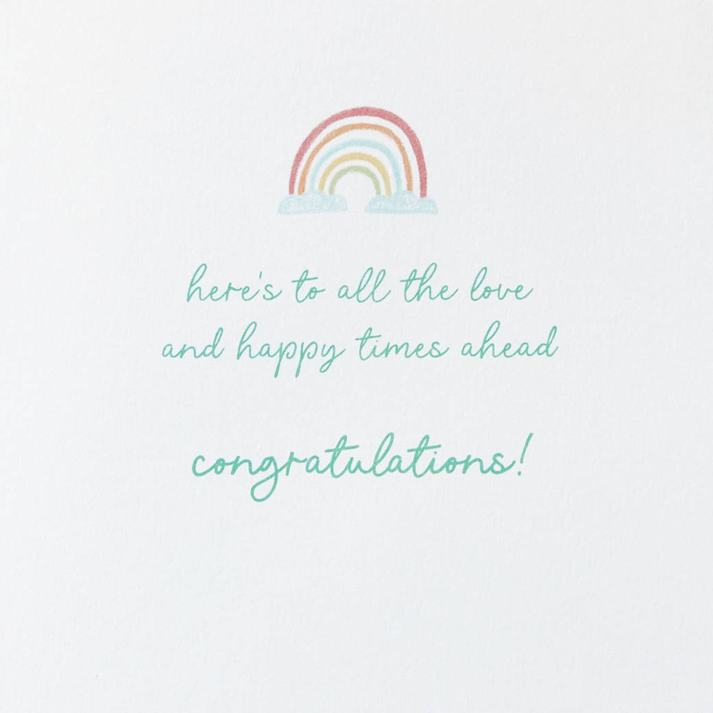 Happy Times Ahead Baby Shower Greeting Card