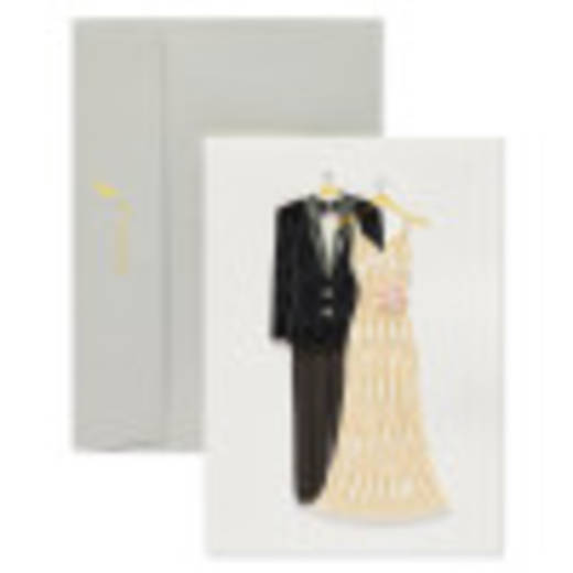 Bride and Groom Wedding Quilling Greeting Card