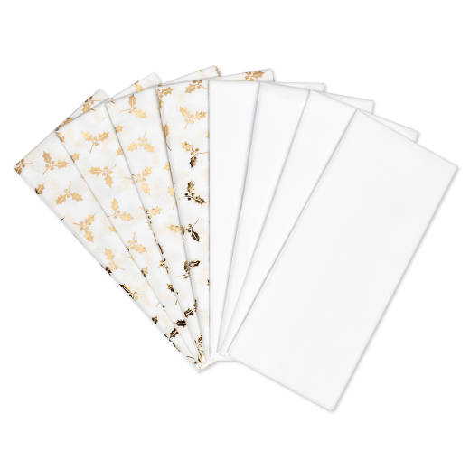 Holly Holiday Tissue Paper, 8 Sheets