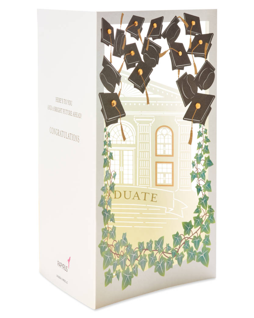 Bright Future Lasercut Grad Cap Graduation Greeting CardImage 1