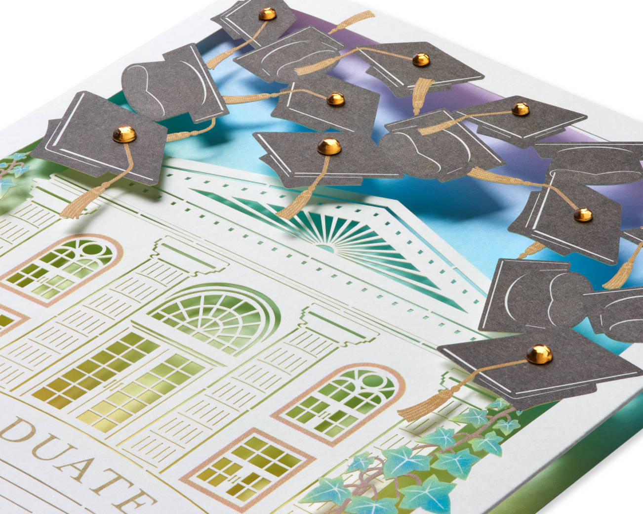Bright Future Lasercut Grad Cap Graduation Greeting CardImage 5