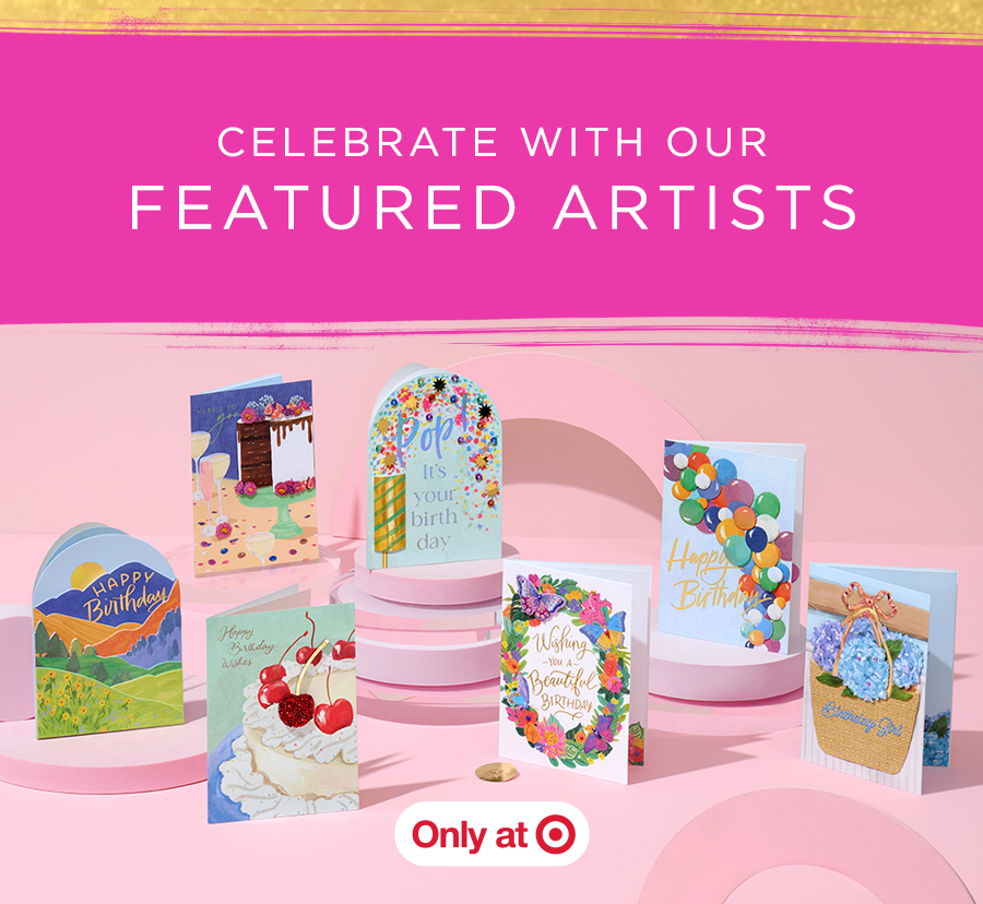 Celebrate With Our Featured Artists Only at Target