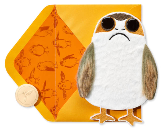 Porg Star Wars Birthday Greeting Card