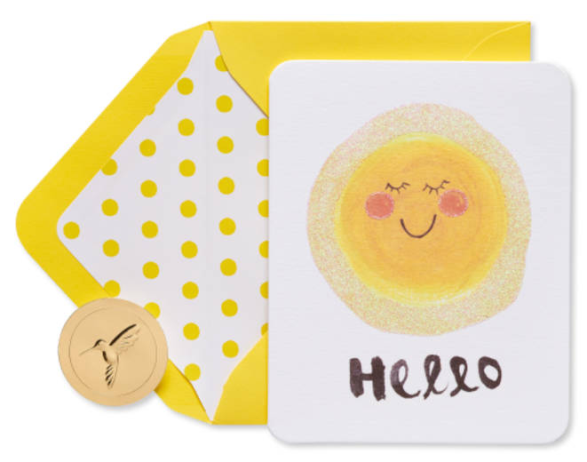 Hello Sunshine Boxed Cards and Envelopes 20-Count