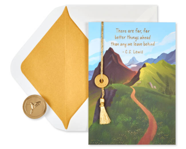 To Your Journey Quote Graduation Greeting Card