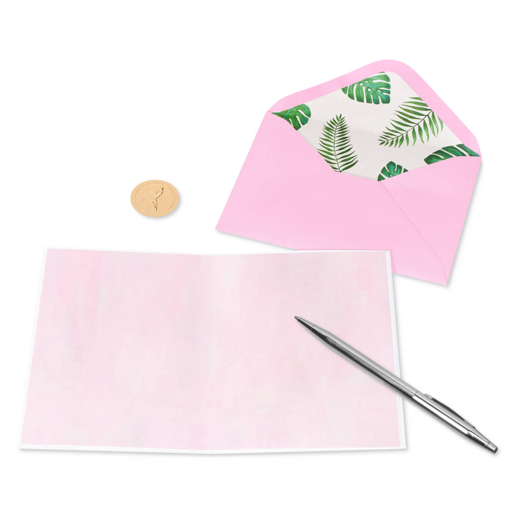 Flocking Fabulous Blank Greeting Card - Designed by Bella Pilar Image 3